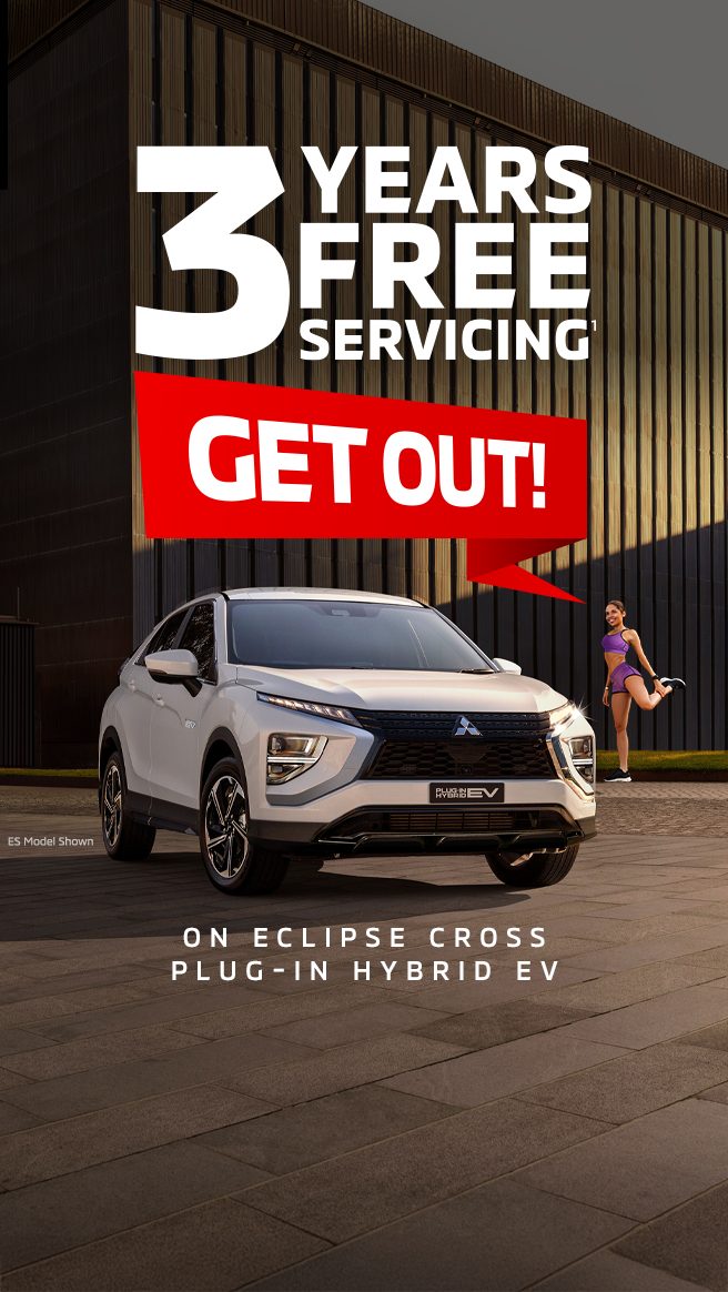 3 Years Free Servicing on select Eclipse Cross Plug-in Hybrid EV models